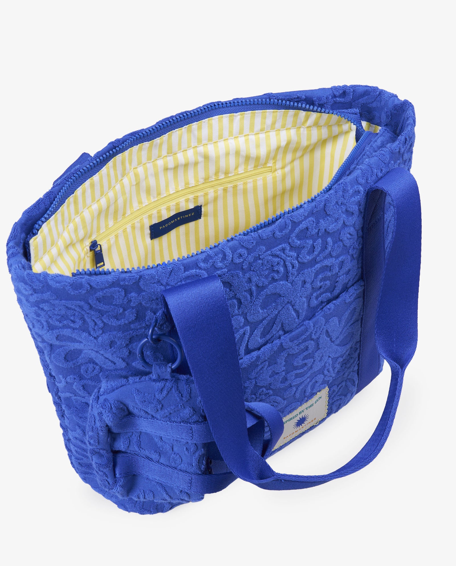SHOULDER AZUL ESTAMPADO