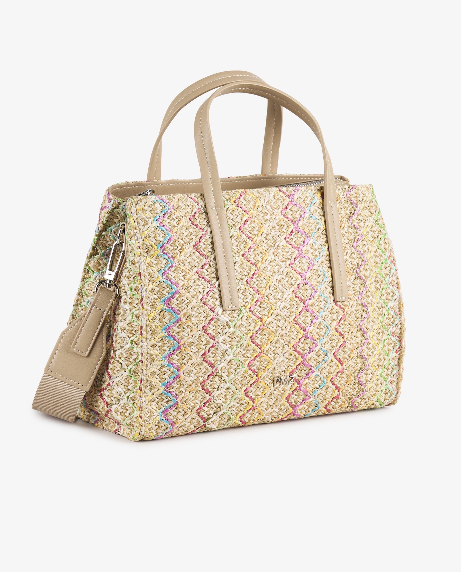 TOTE RAFIA COLORES