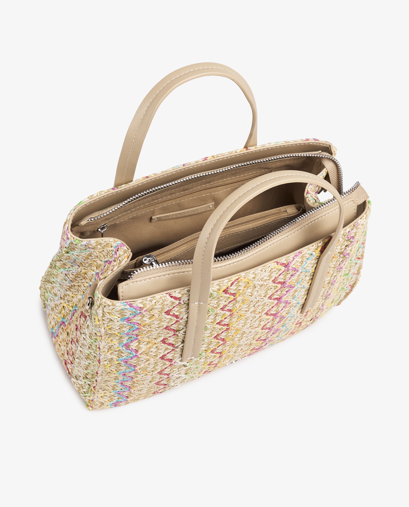 TOTE RAFIA COLORES