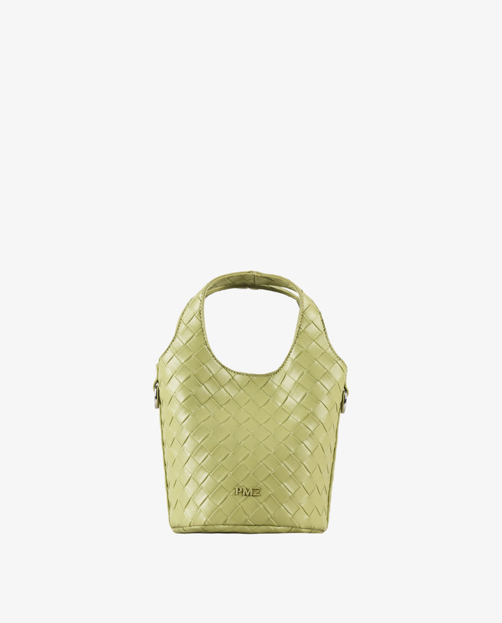 TOTE TRENZADO VERDE