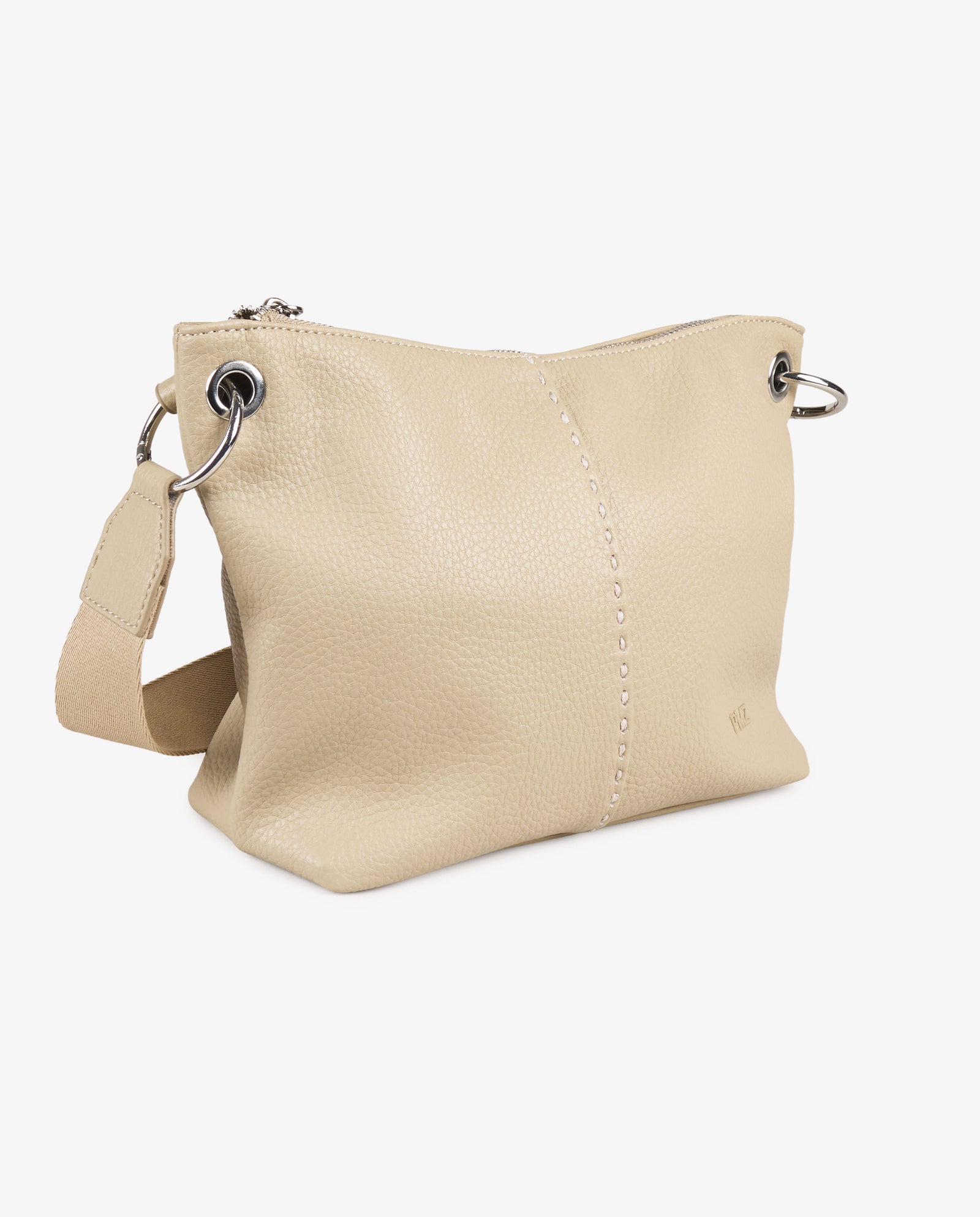 BOLSO PESPUNTES BEIGE