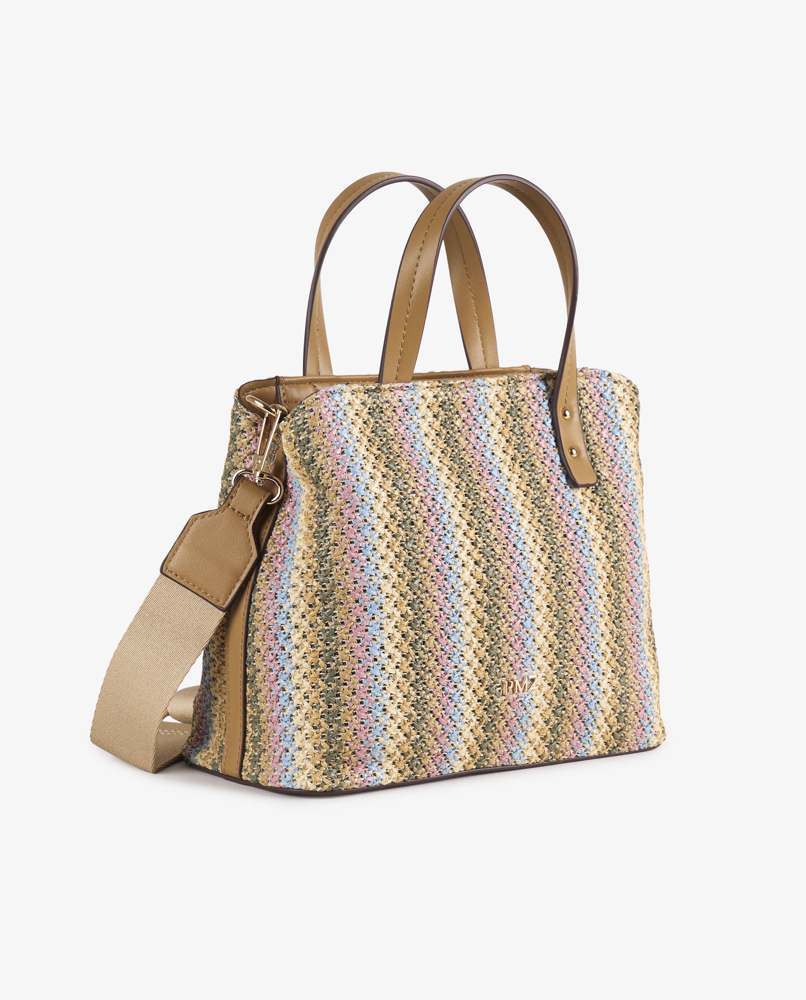 TOTE RAFIA COLORES