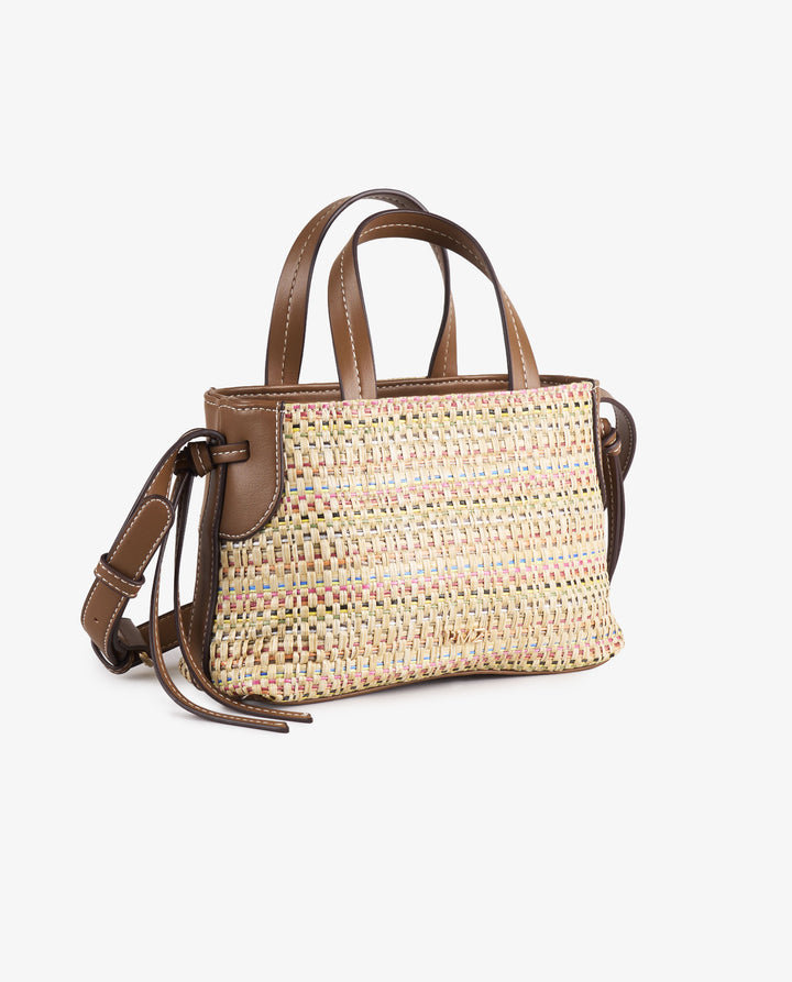 TOTE RAFIA COMBI