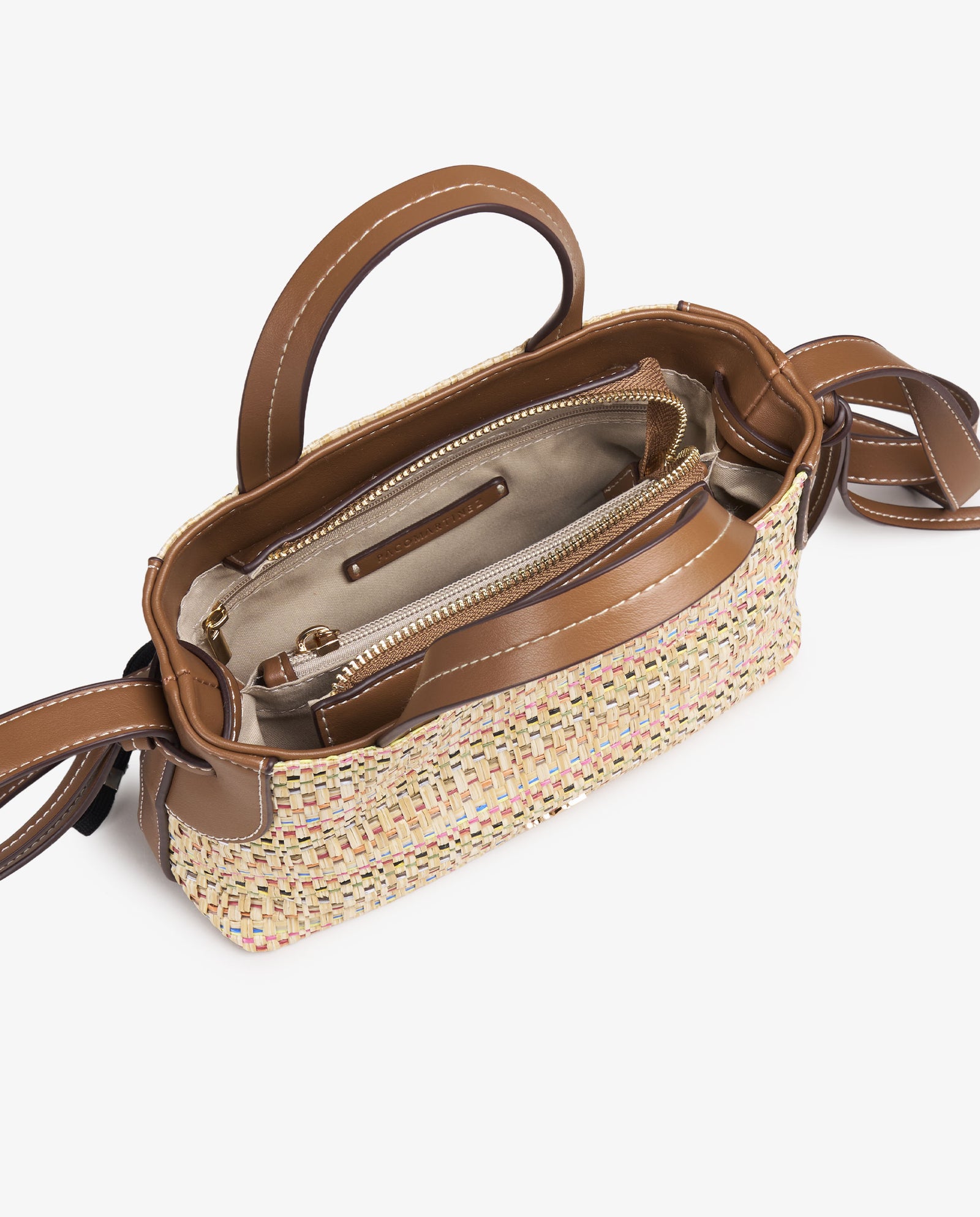 TOTE RAFIA COMBI
