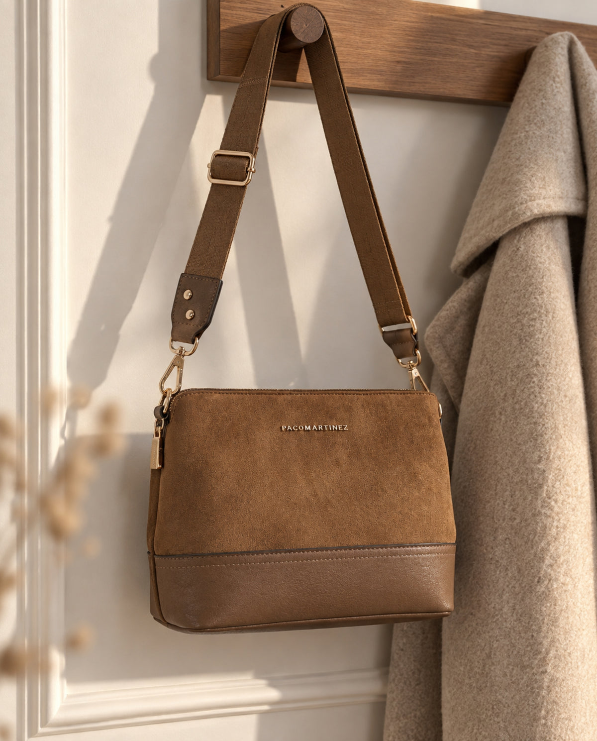 BANDOLERA COMBI CAMEL