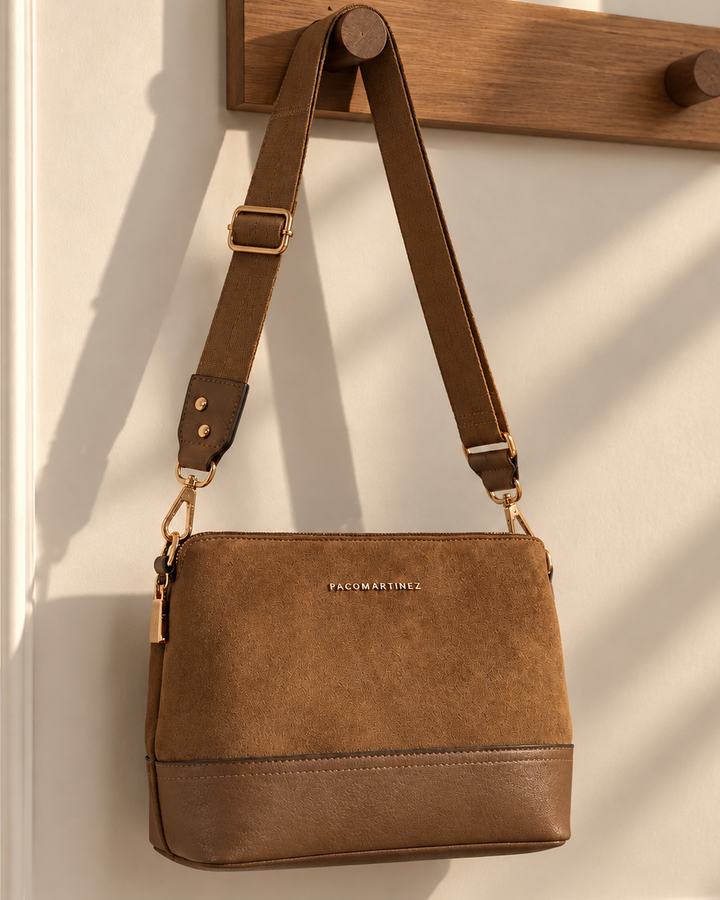 CAMEL COMBI CROSSBODY BAG