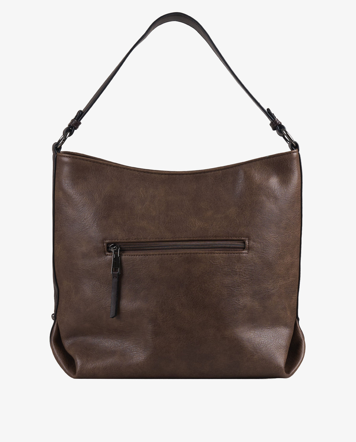 HOBO CREMALLERAS MARRÓN