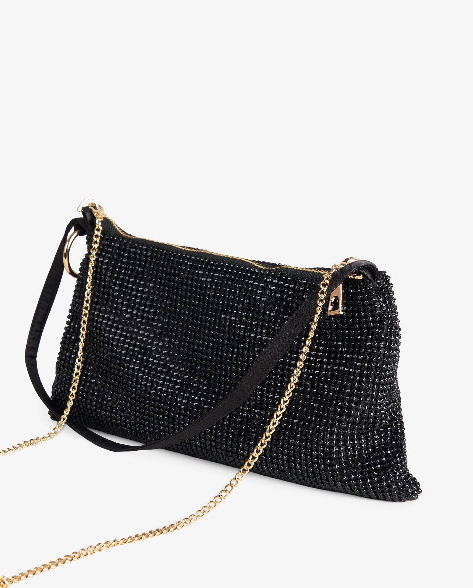 BAGUETTE STRASS NEGRO