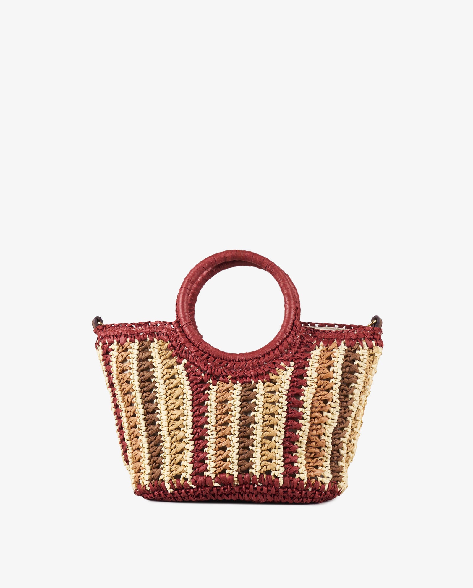TOTE RAFIA TEJA
