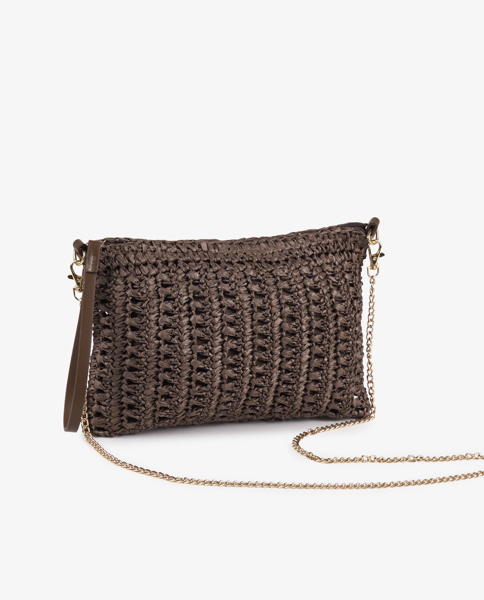 BANDOLERA RAFIA MARRÓN