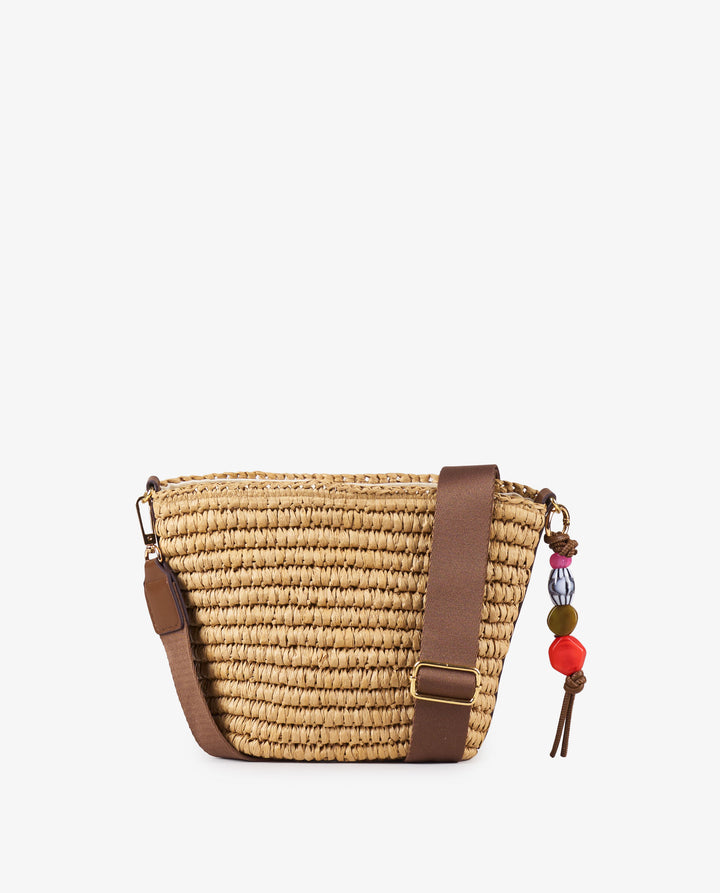 BANDOLERA RAFIA NATURAL