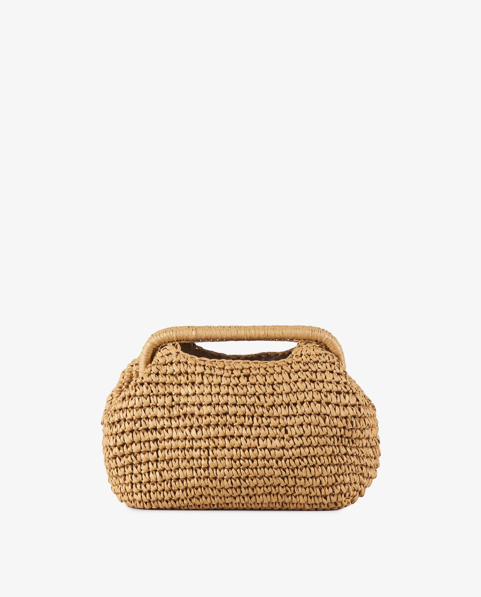 CLUTCH RAFIA NATURAL
