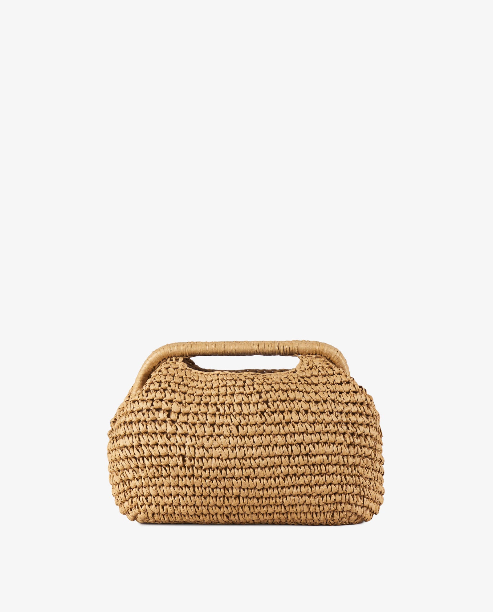 CLUTCH RAFIA NATURAL