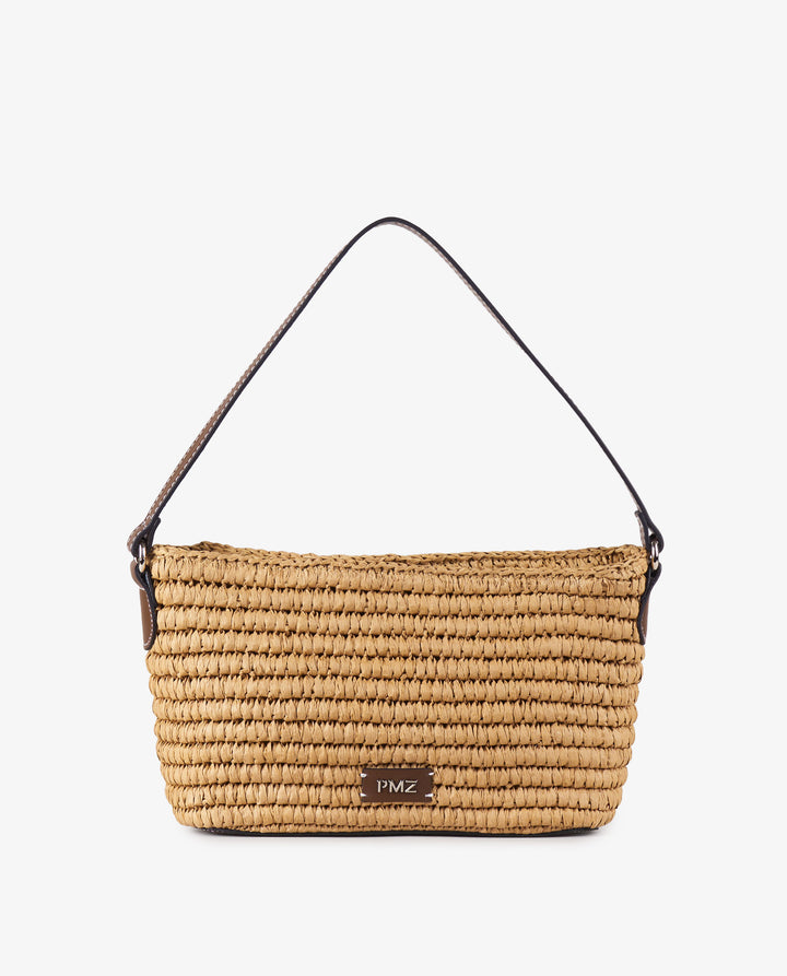 BANDOLERA RAFIA NATURAL