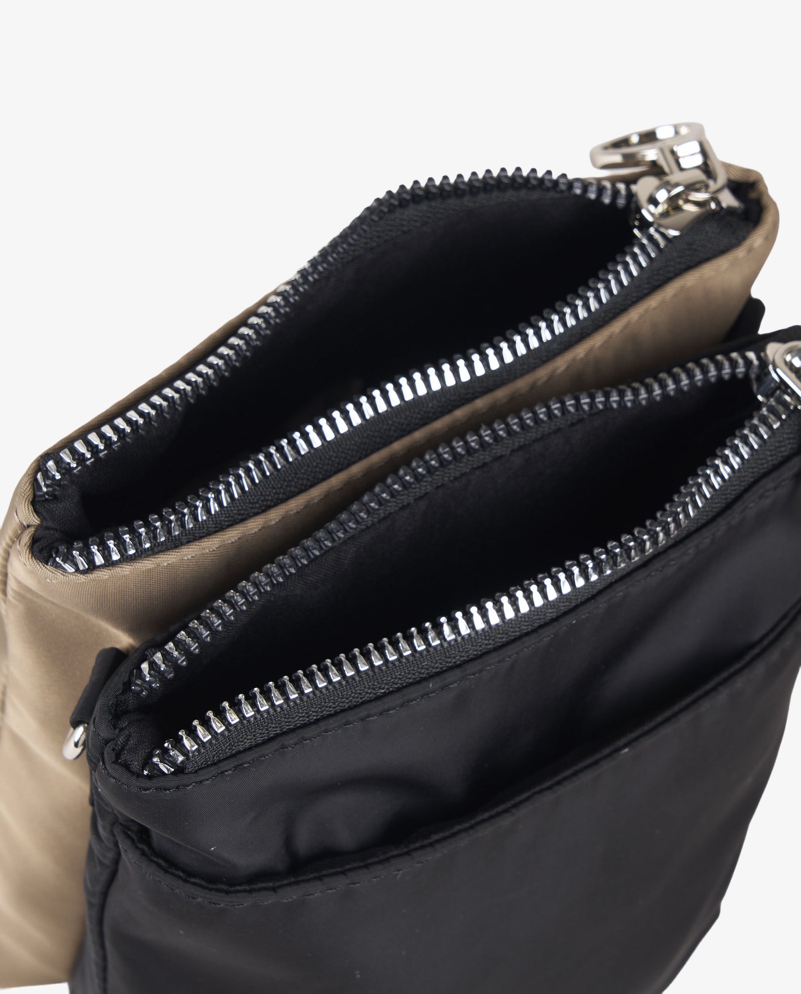 PORTAMOVIL NYLON BICOLOR NEGRO