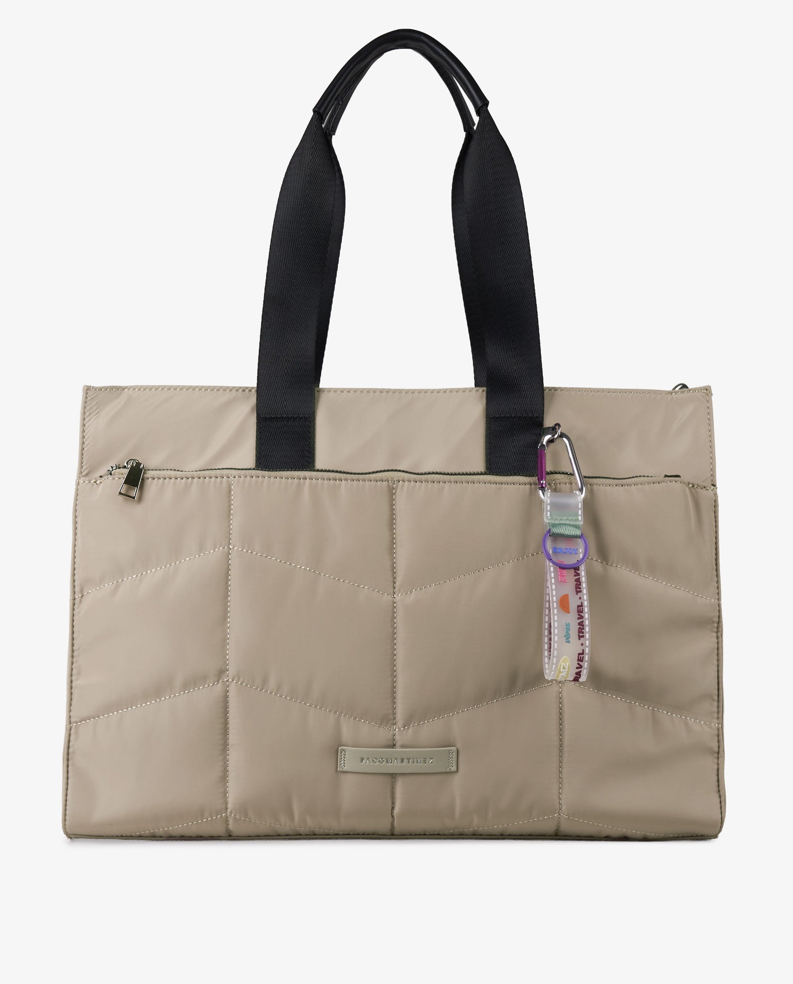PORTADOCUMENTOS NYLON BEIGE