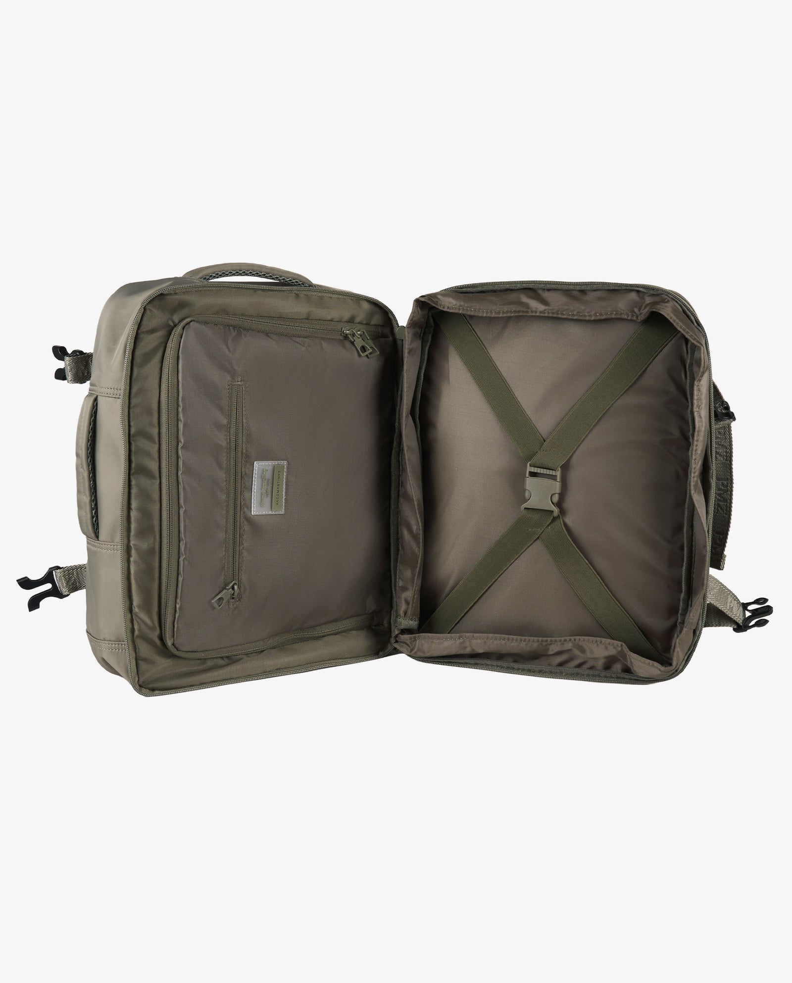 MOCHILA TRAVELLER BOLSILLOS VERDE