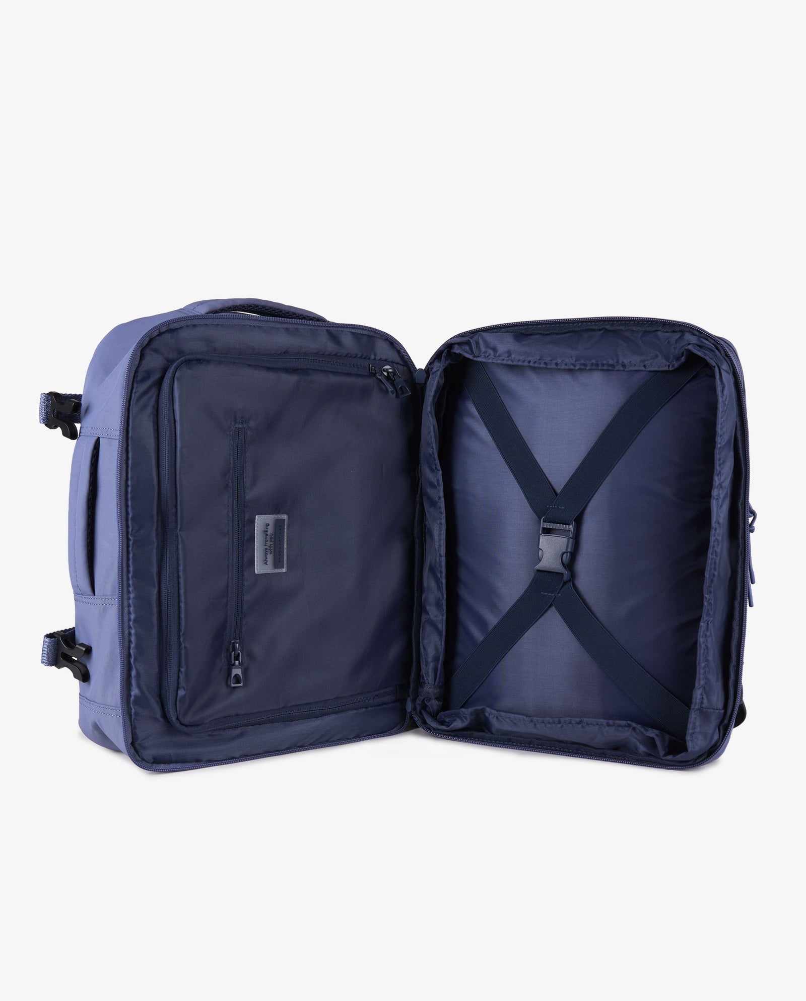 MOCHILA TRAVELLER BOLSILLOS AZUL