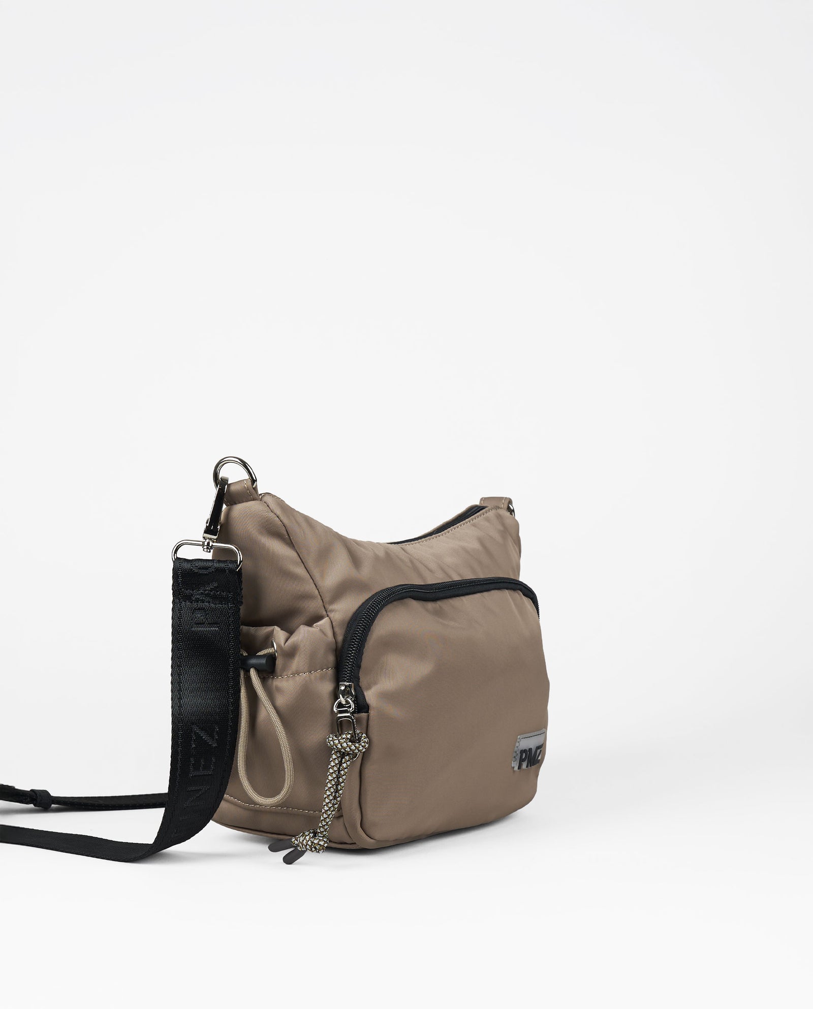 BANDOLERA NYLON BEIGE