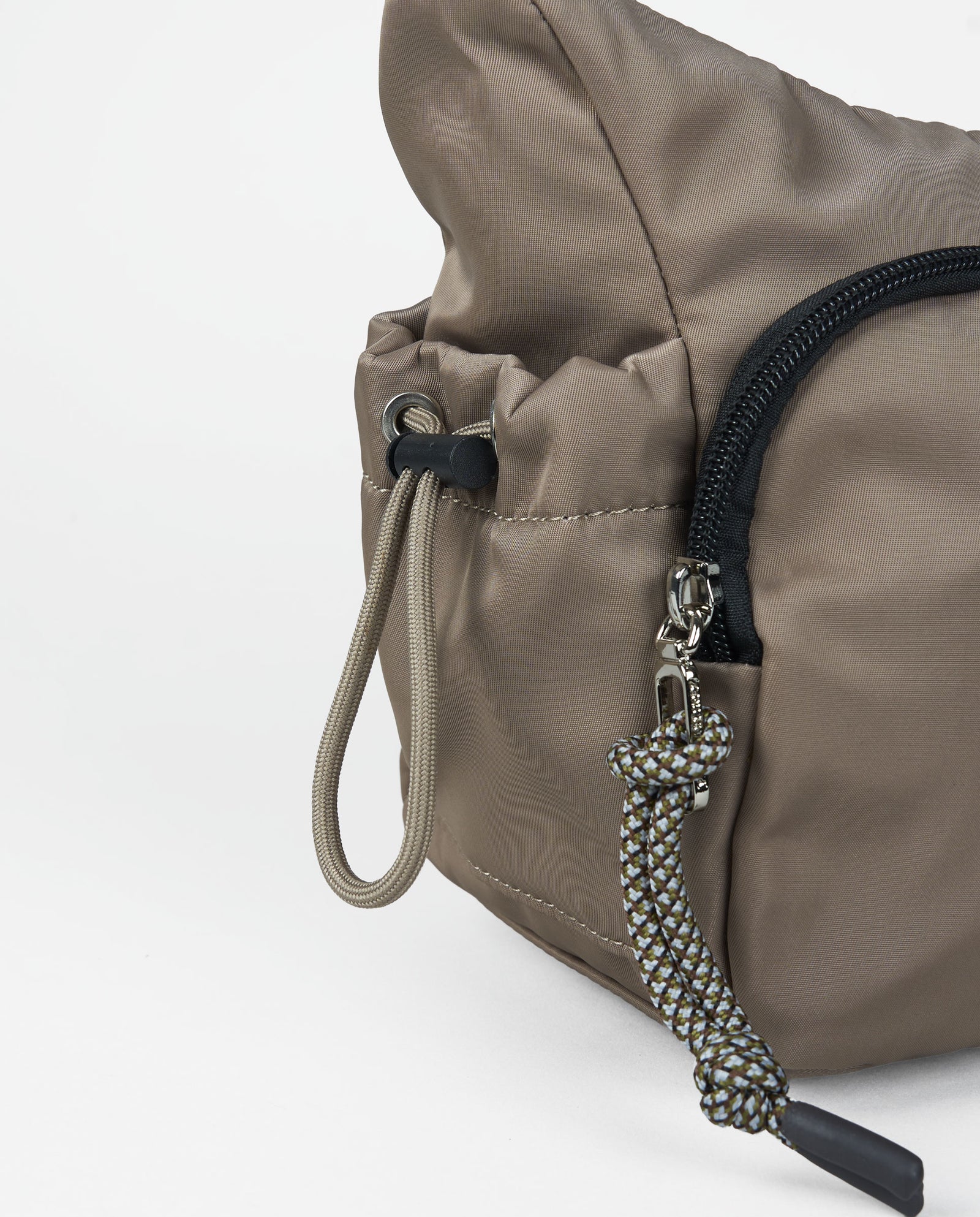 BANDOLERA NYLON BEIGE