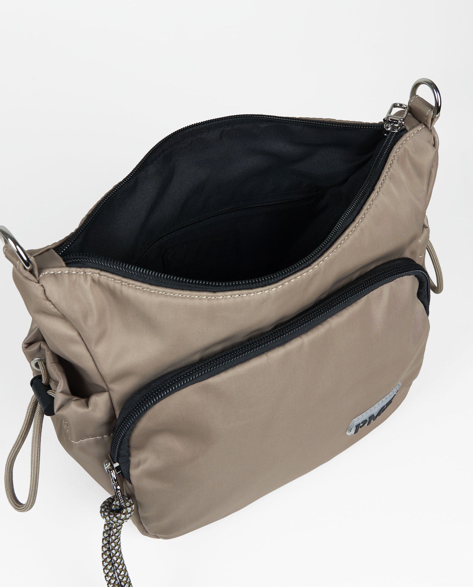 BANDOLERA NYLON BEIGE
