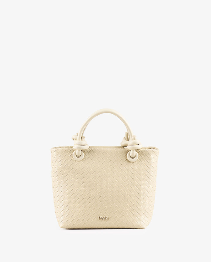 TOTE TRENZADO BEIGE