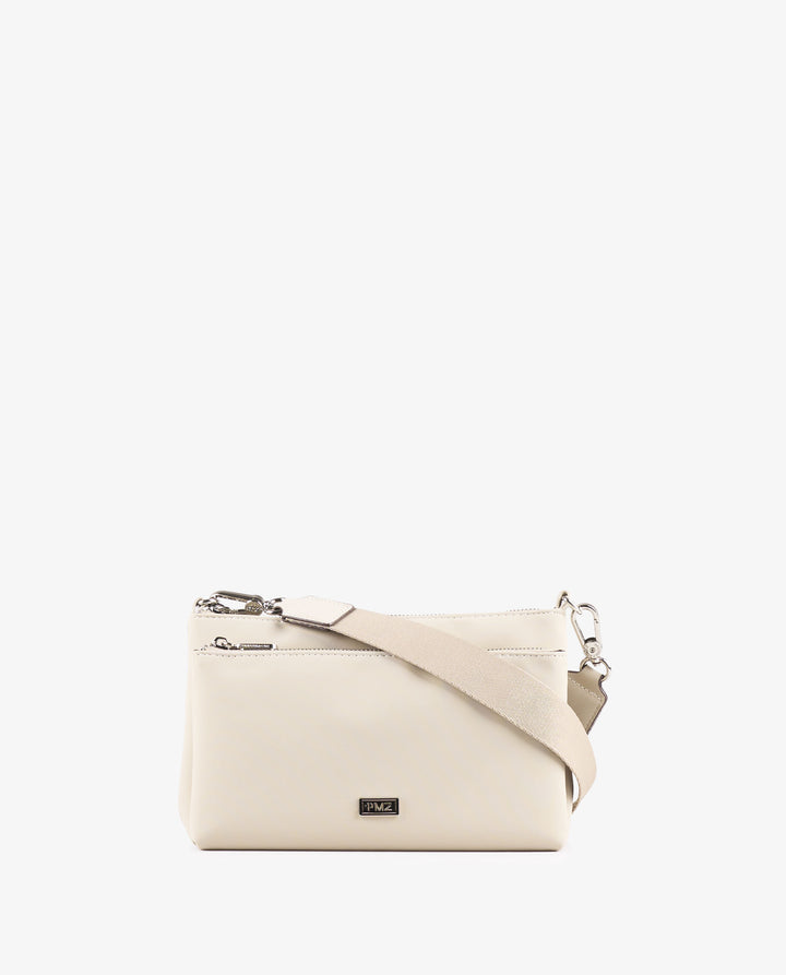 BANDOLERA BOLSILLOS BEIGE