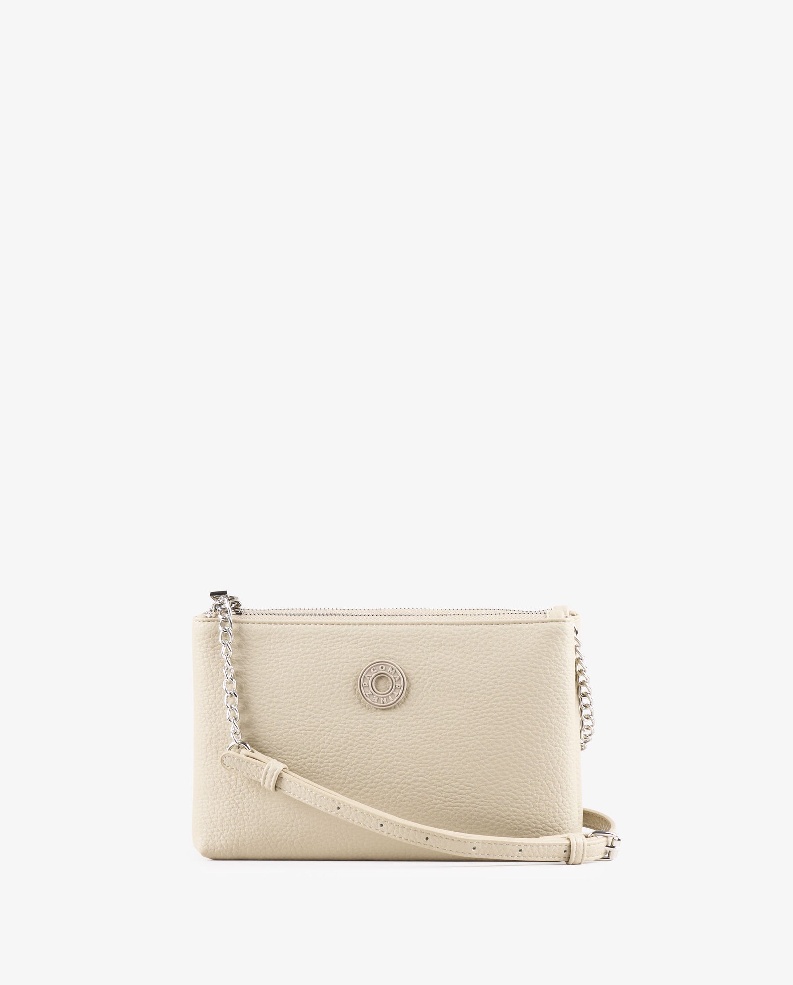 BANDOLERA PLANA BEIGE