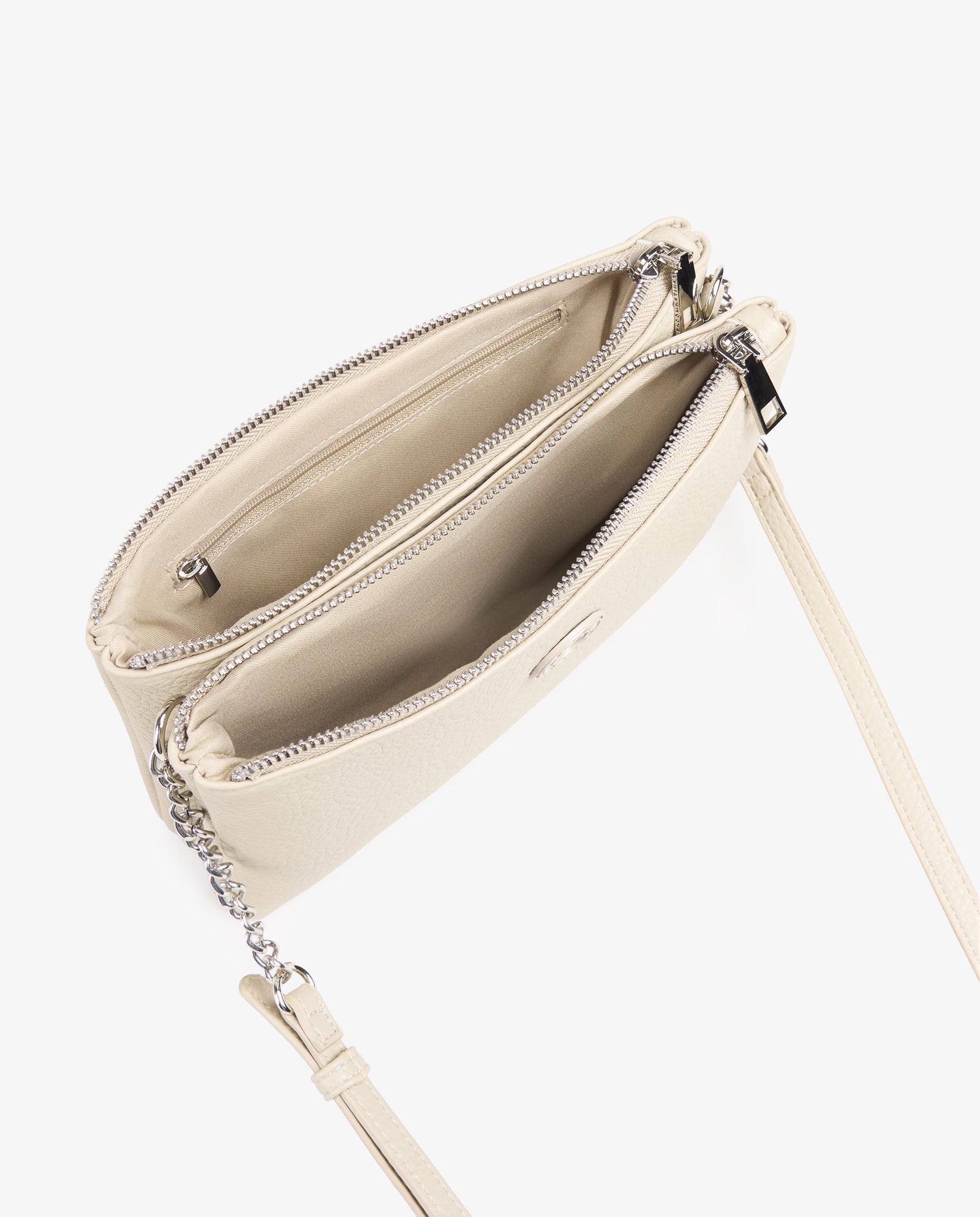 BANDOLERA PLANA BEIGE