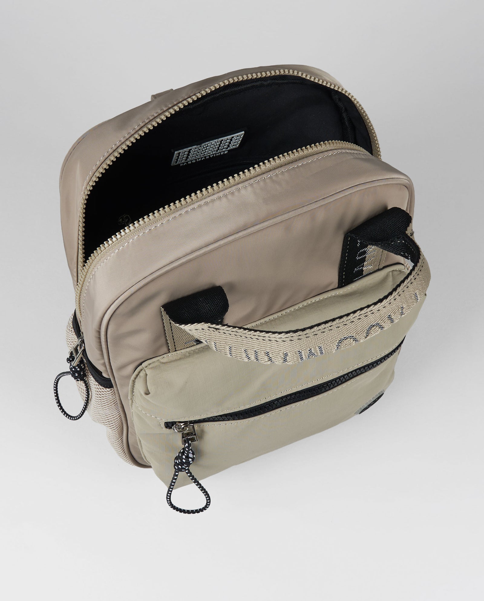 MOCHILA BICOLOR NYLON BEIGE