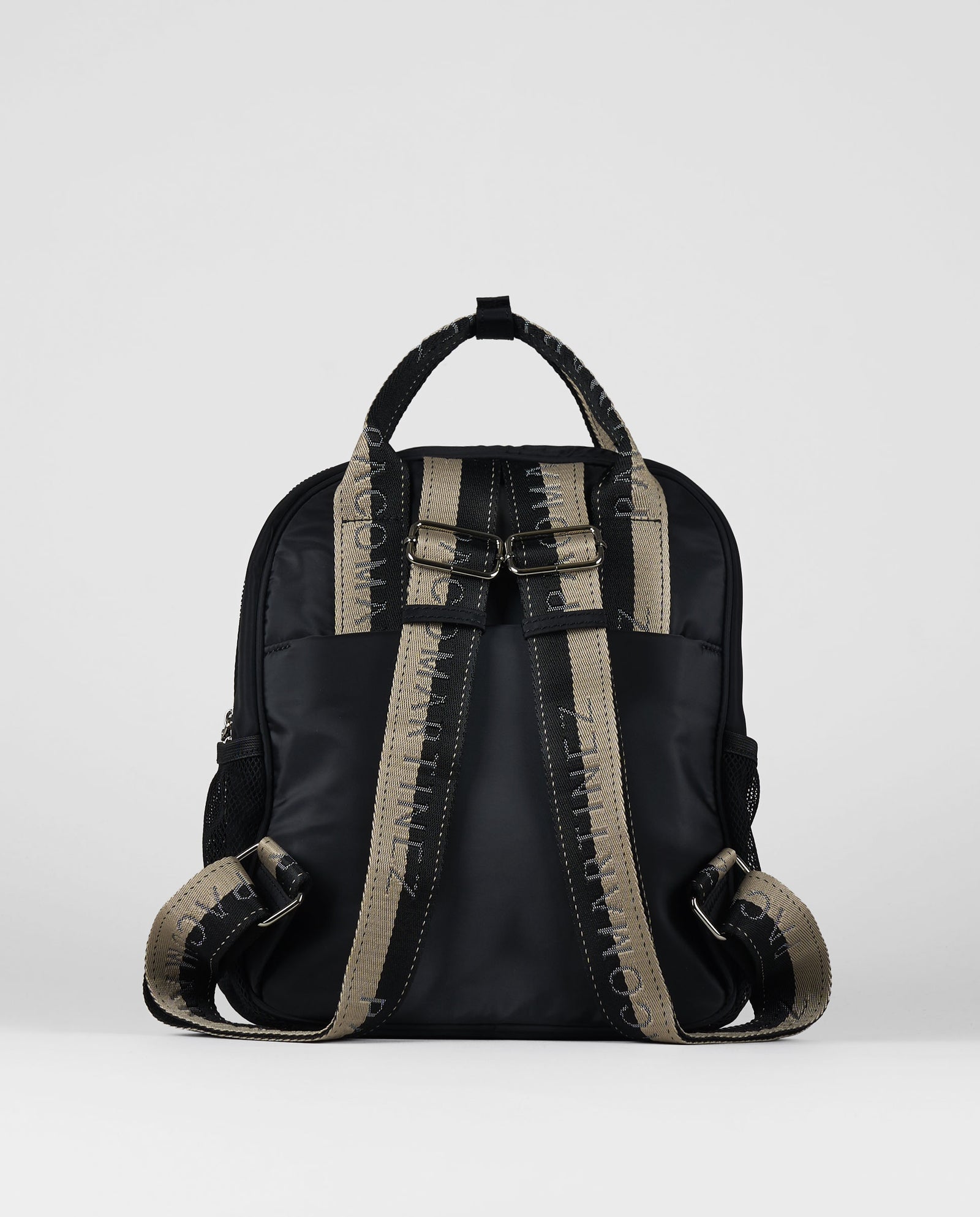 MOCHILA BICOLOR NYLON NEGRA