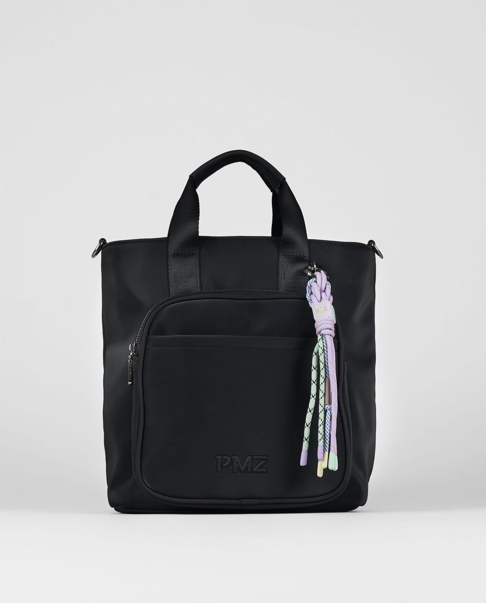 MOCHILA ENGOMADA NEGRA