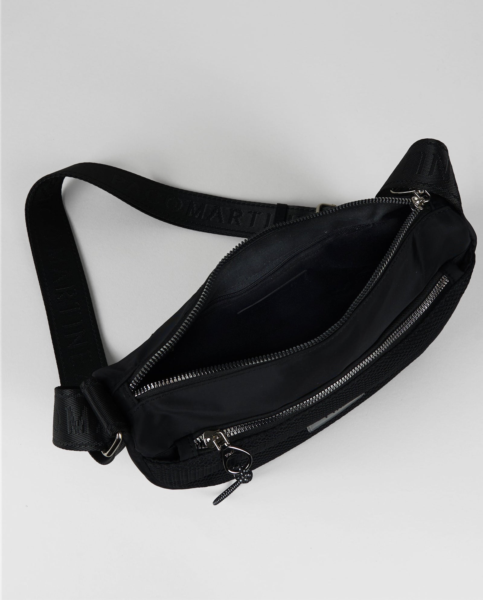 BANDOLERA MESH NEGRA