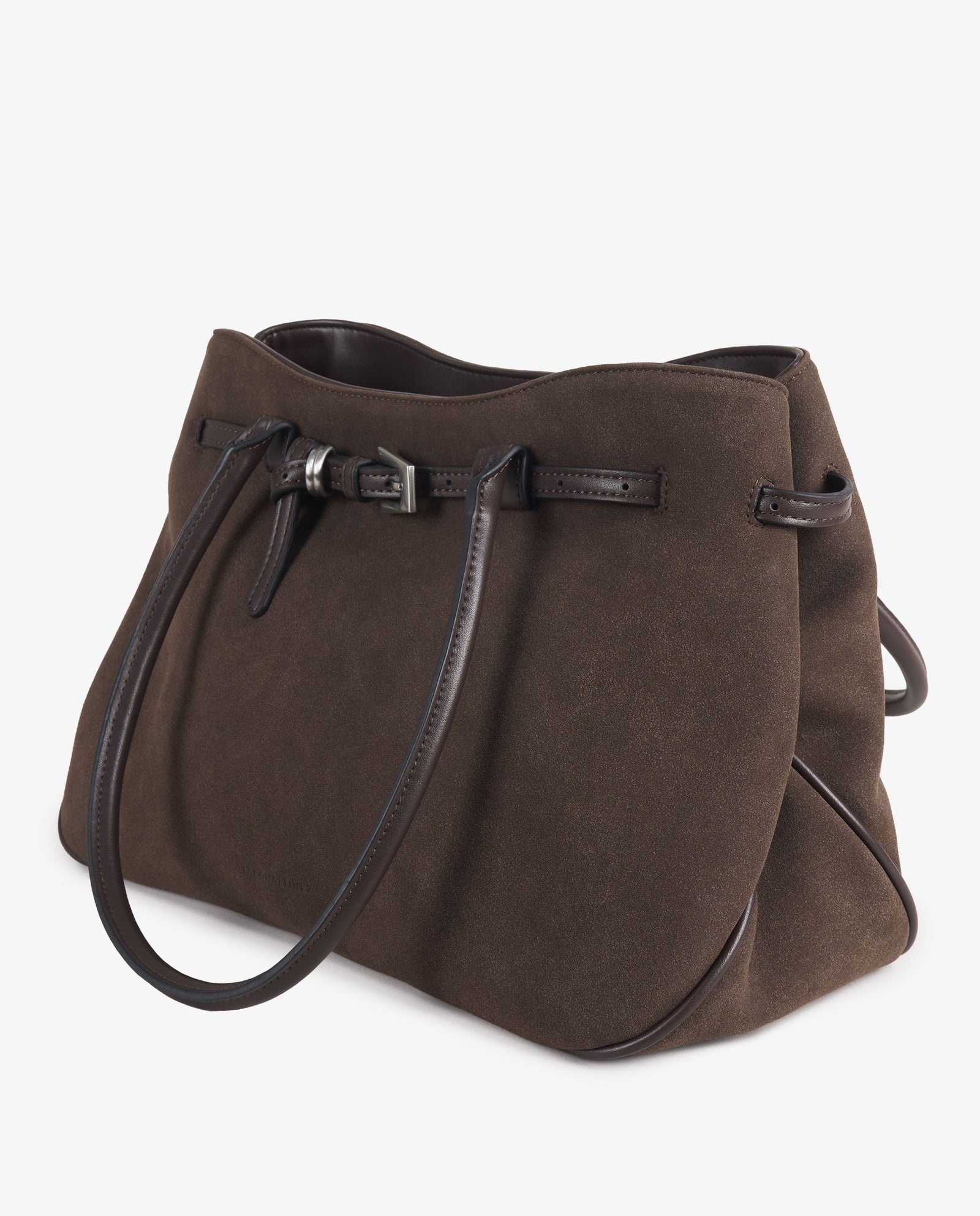 SHOULDER NOBUCK MARRÓN