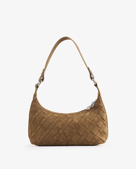 BAGUETTE TRENZADO CAMEL