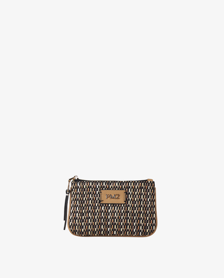 MONEDERO RAFIA BLACK