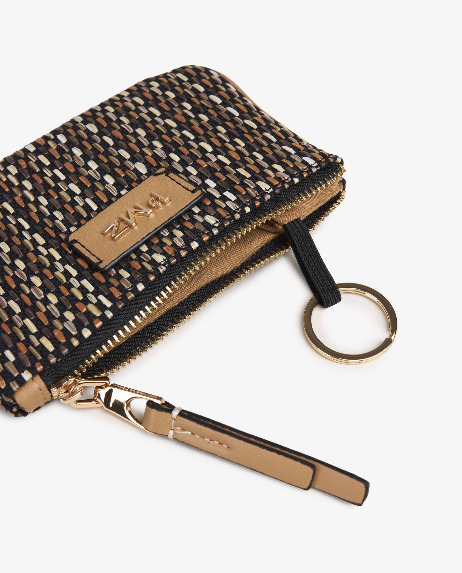 MONEDERO RAFIA BLACK