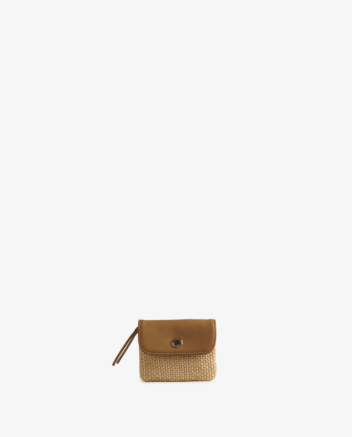 MONEDERO RAFIA COMBINADA