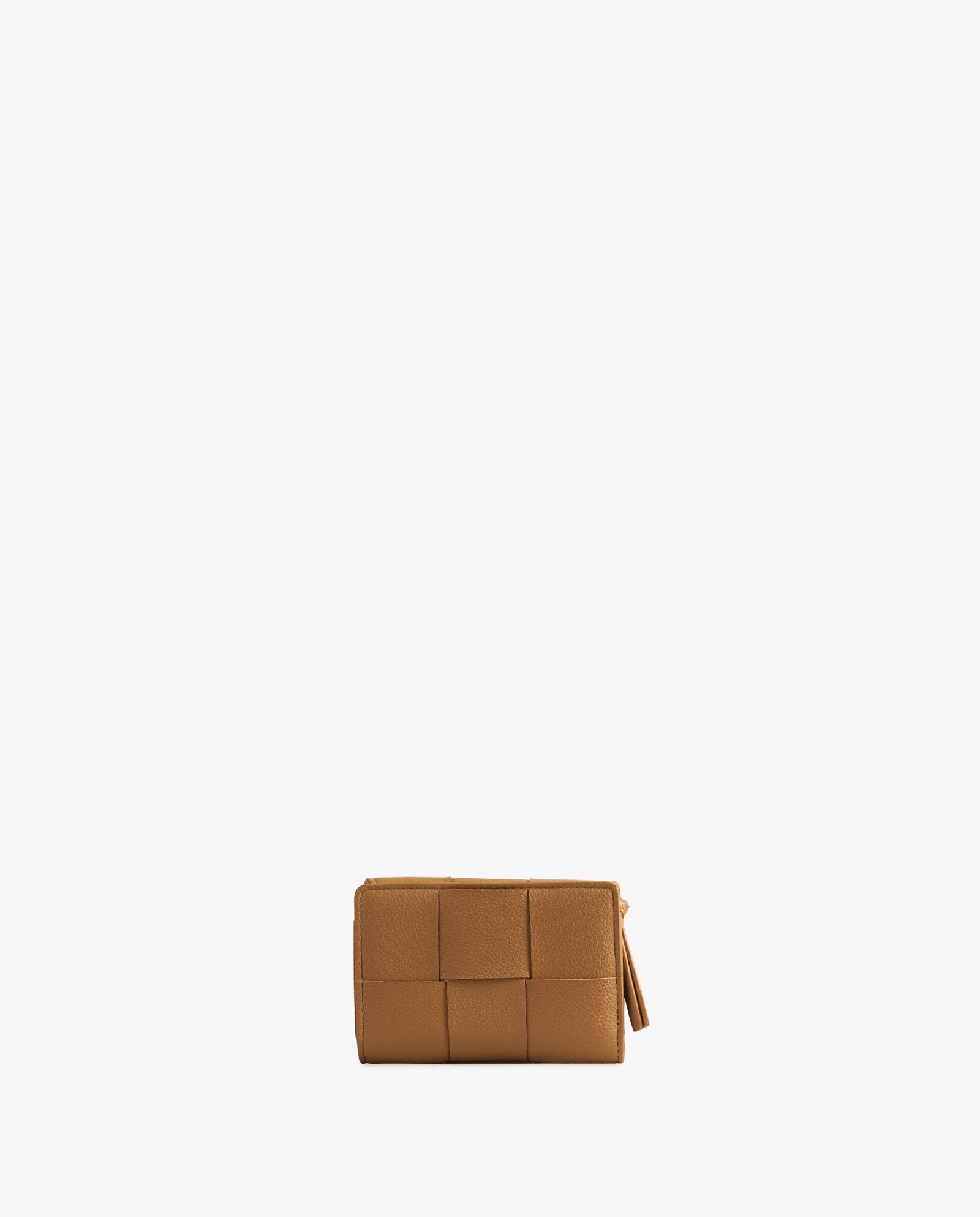 BILLETERA TRENZADA CAMEL
