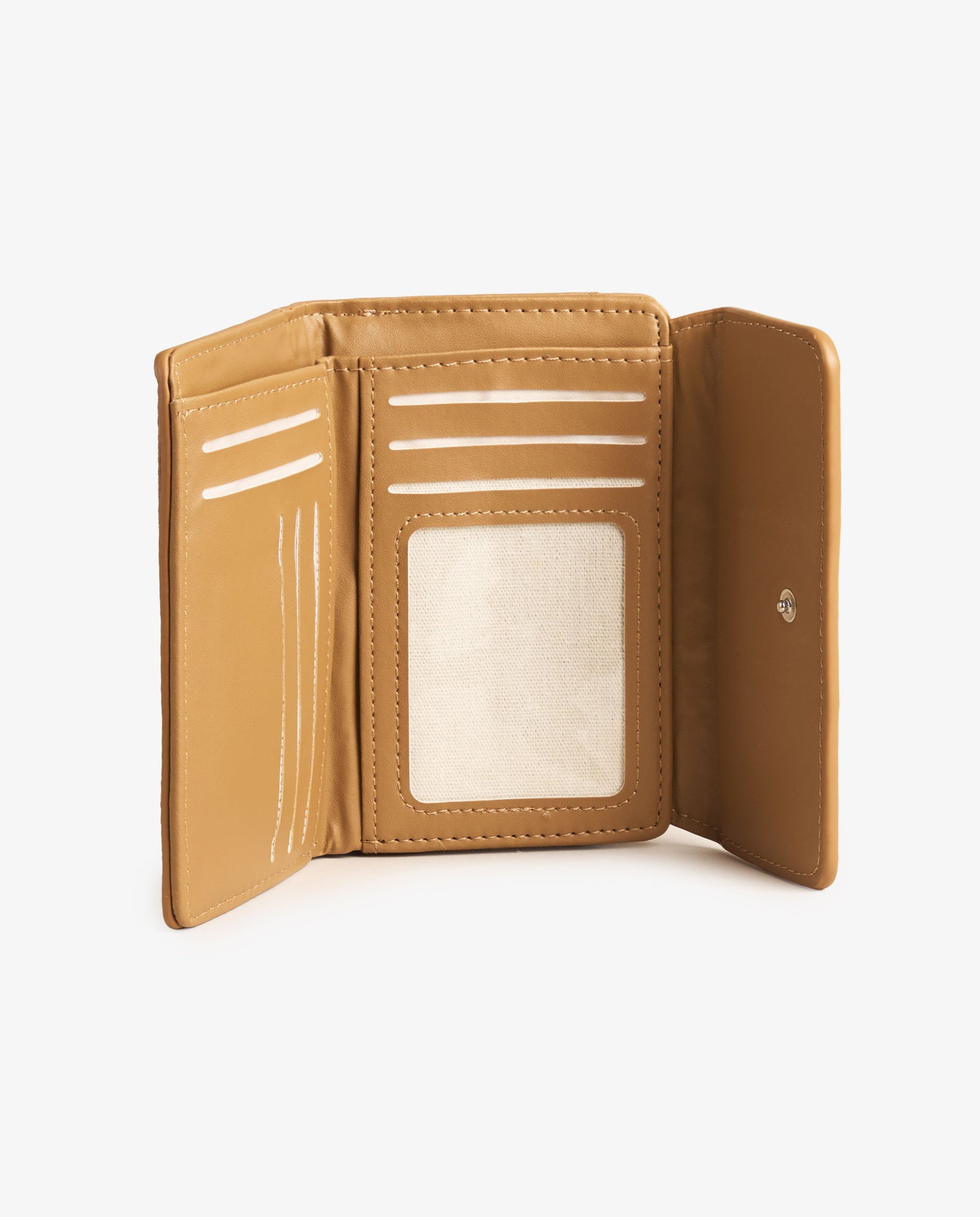 BILLETERA TRENZADA CAMEL