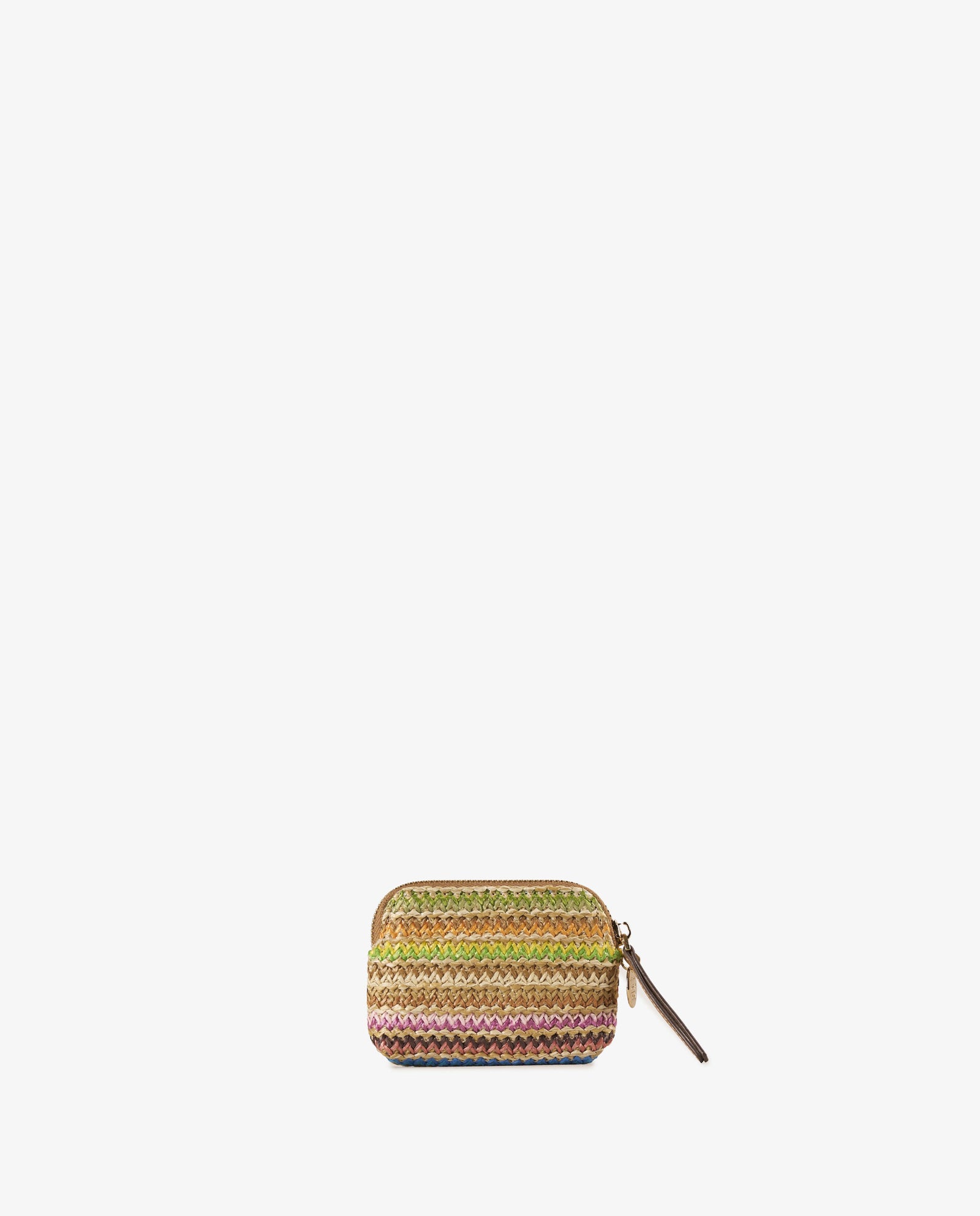 MONEDERO RAFIA COLORES