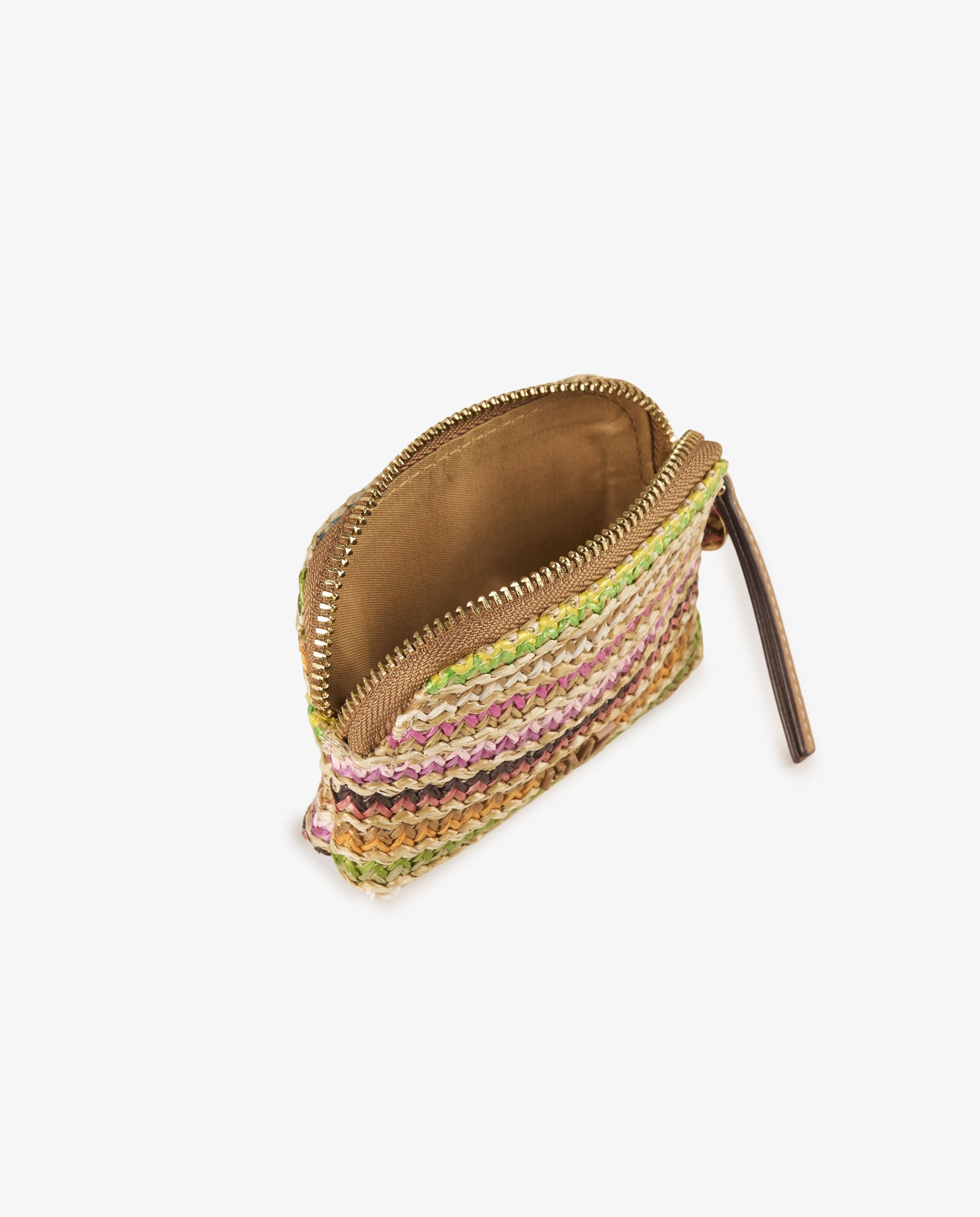 MONEDERO RAFIA COLORES
