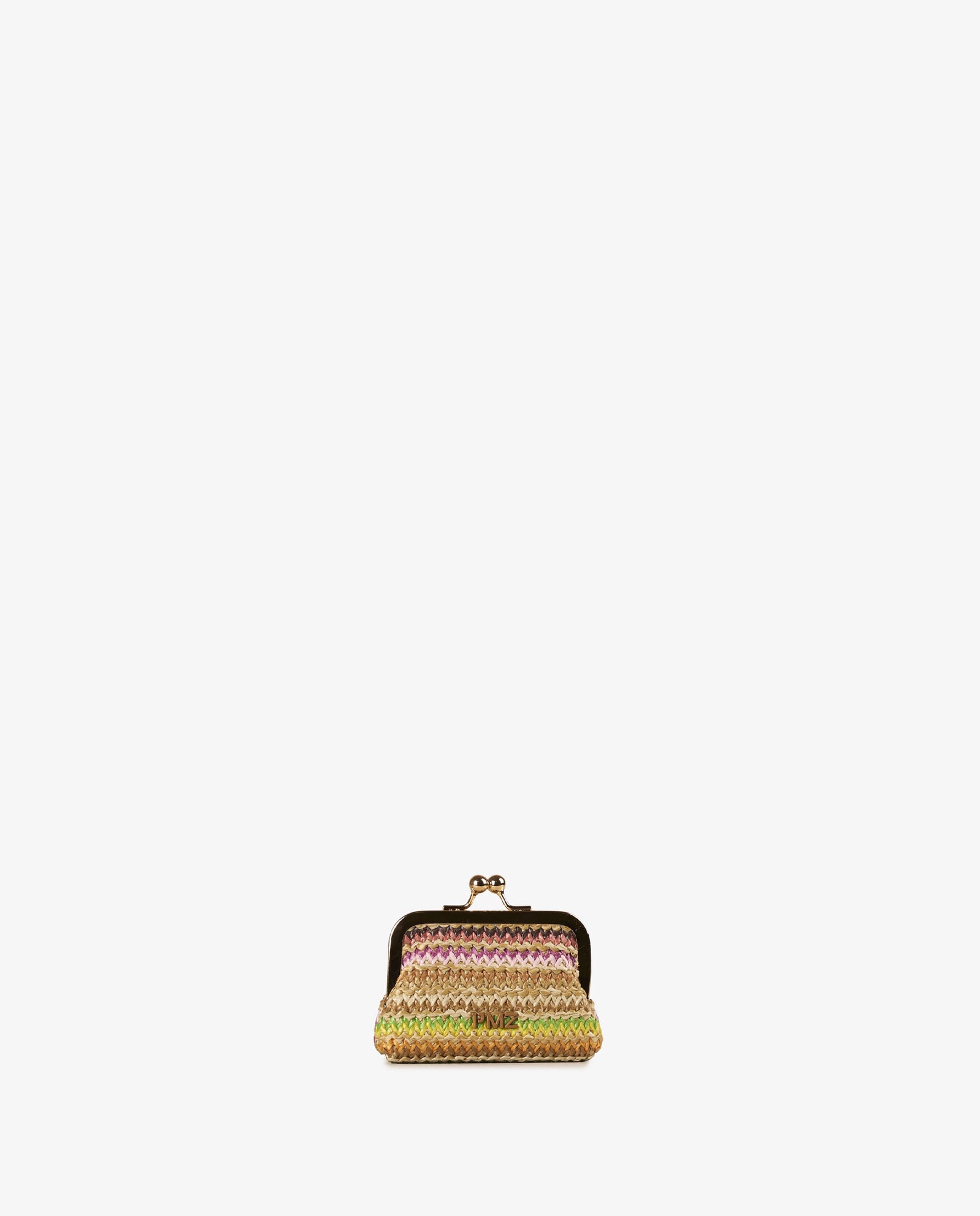 MONEDERO RAFIA MULTICOLOR