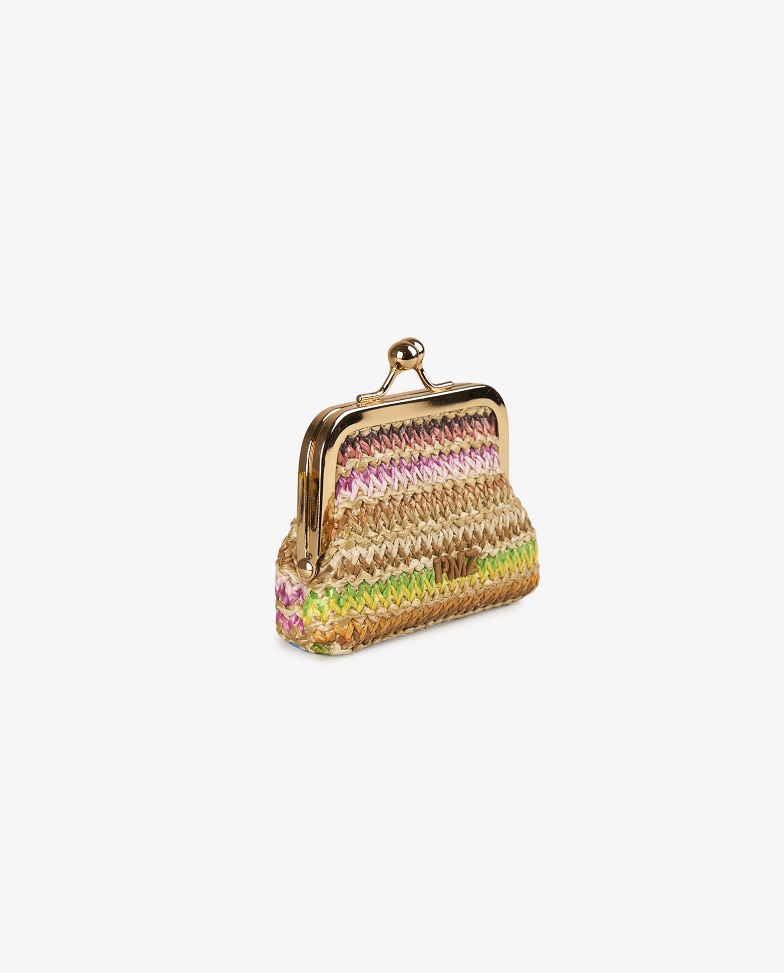 MONEDERO RAFIA MULTICOLOR