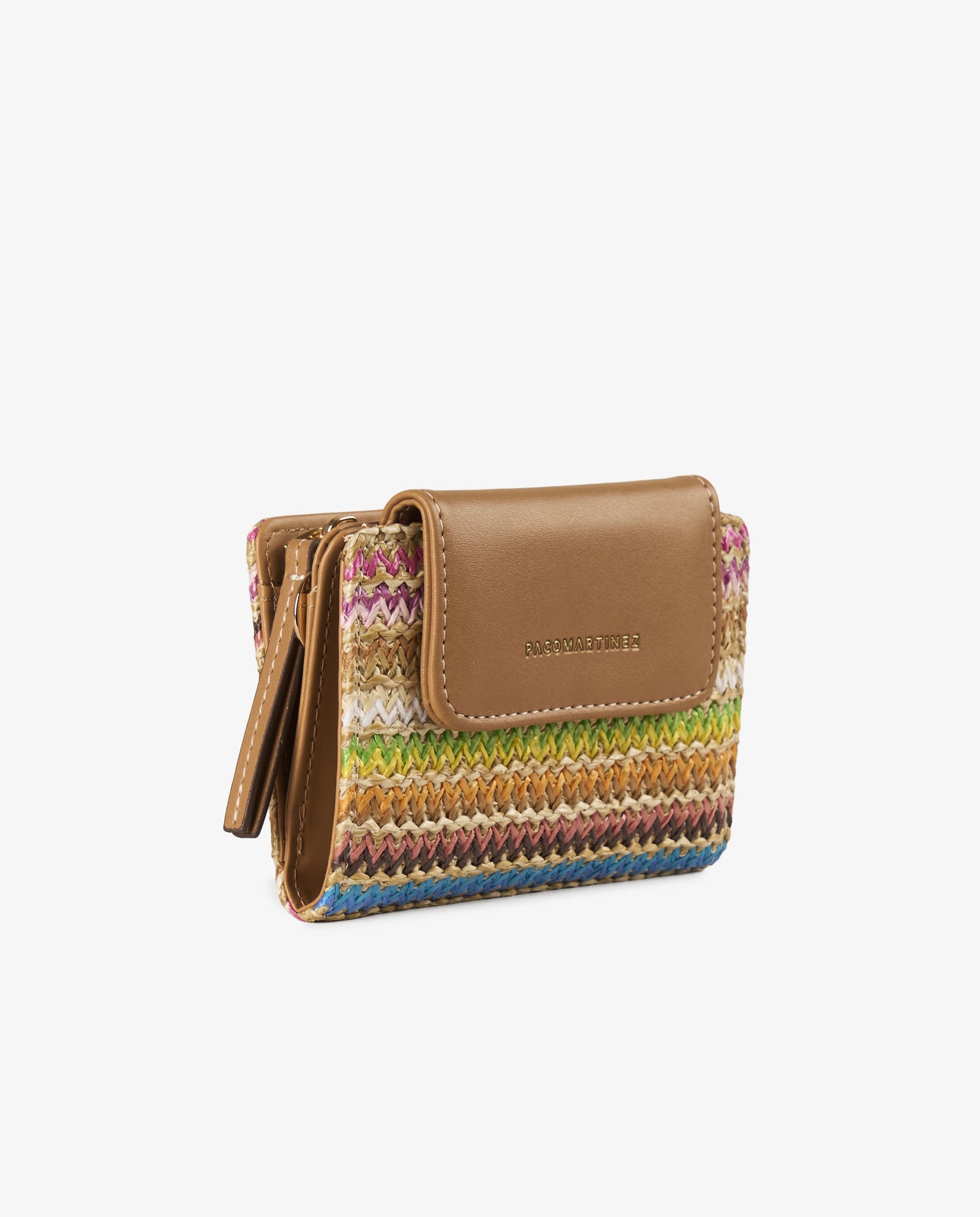 BILLETERA RAFIA MULTICOLOR