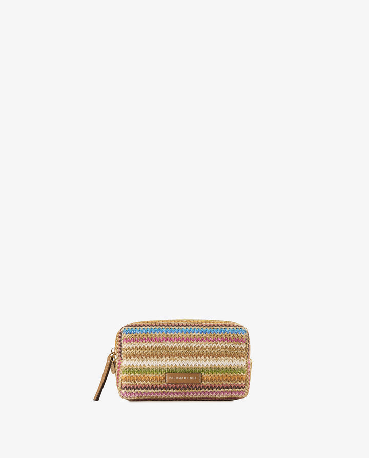 ESTUCHE RAFIA MULTICOLOR
