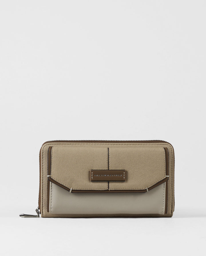 CARTERA COMBI TEXTURAS