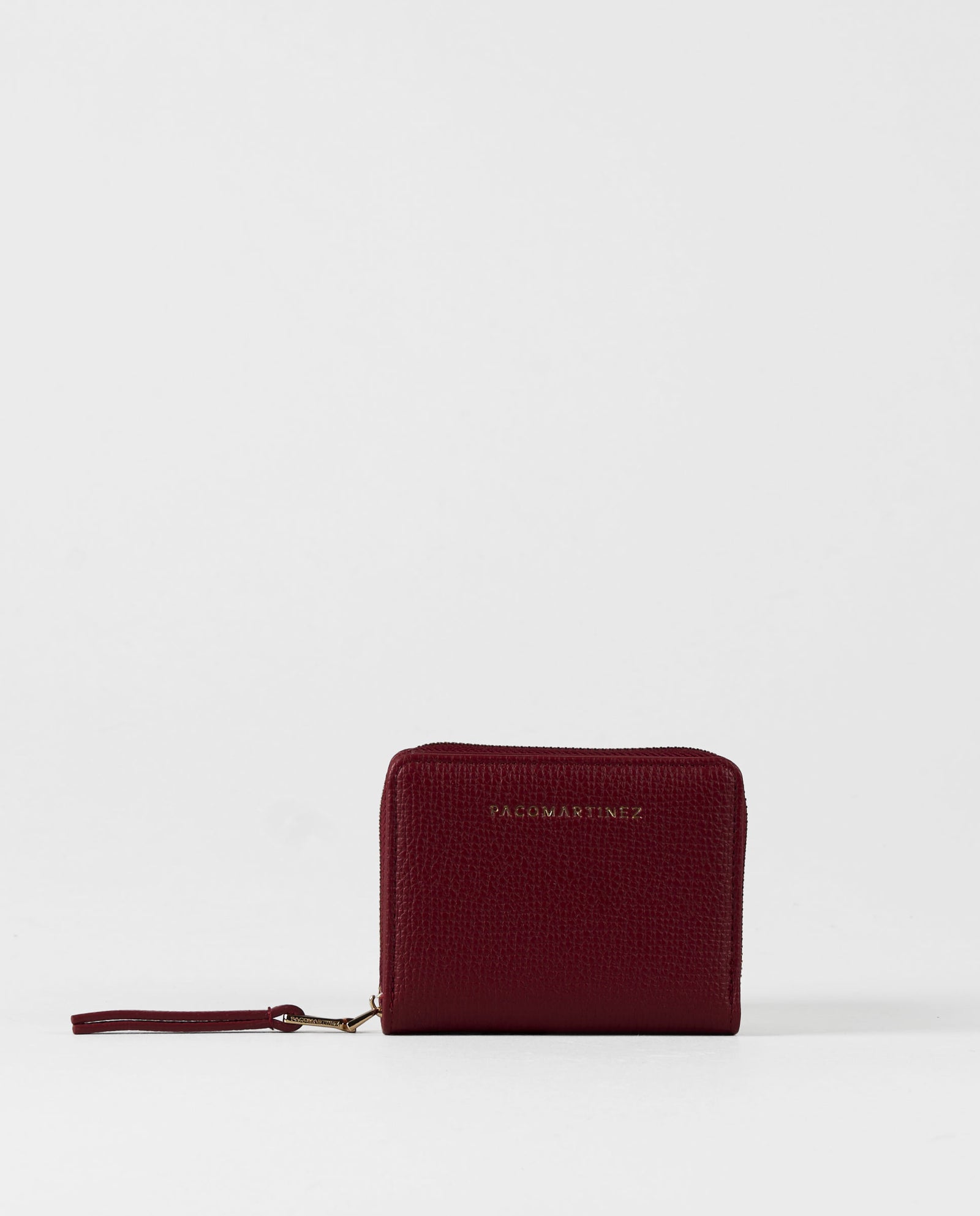 BILLETERA ROJA EFECTO PIEL PEQUEÑA