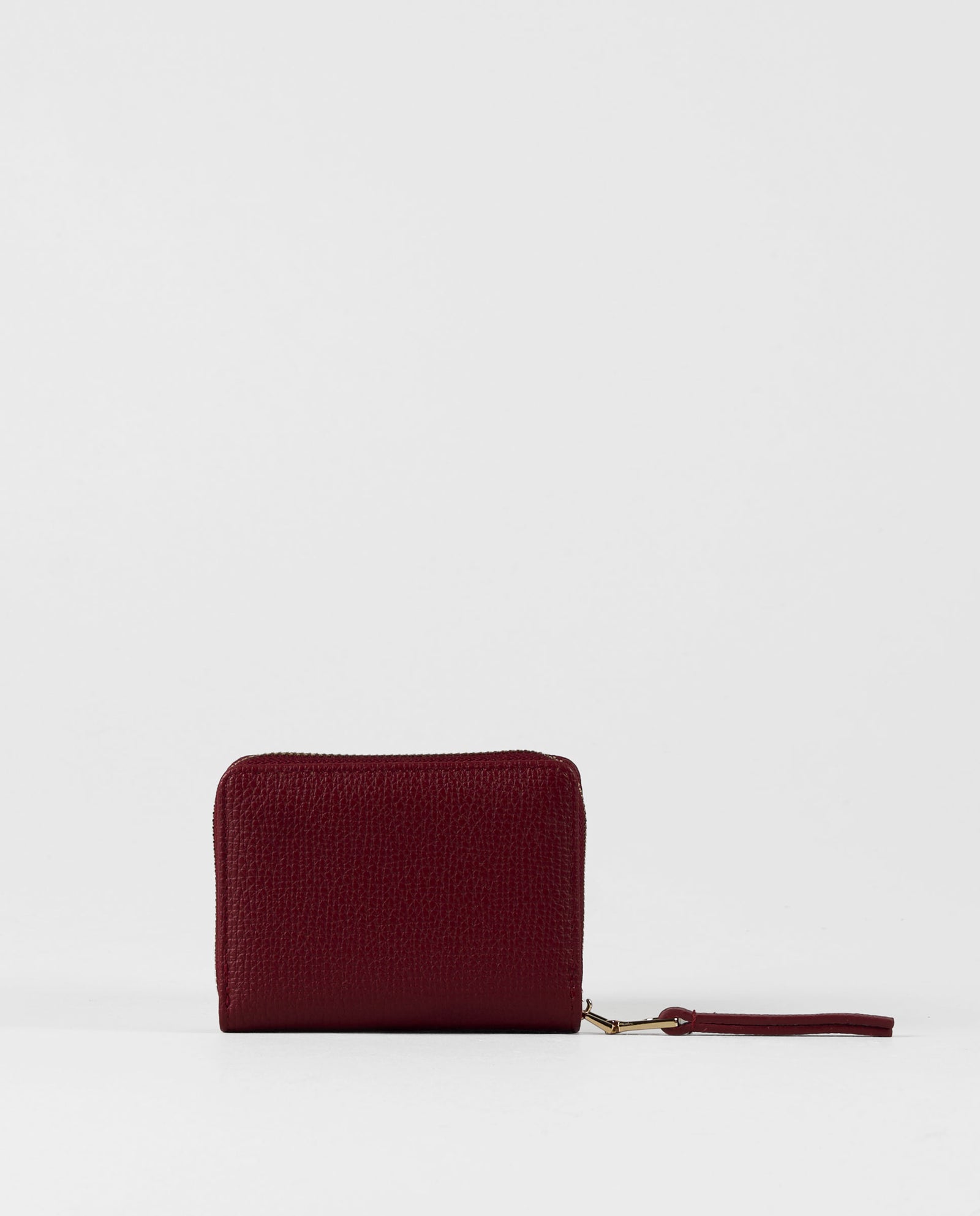 BILLETERA ROJA EFECTO PIEL PEQUEÑA