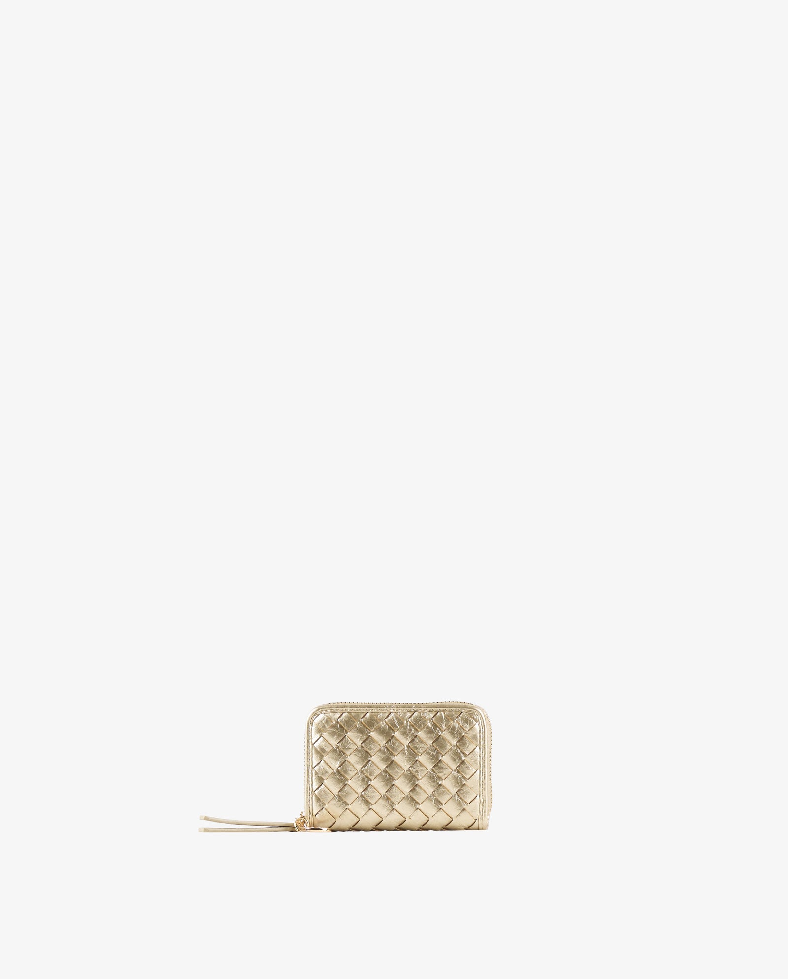 BILLETERA ORO TRENZADO